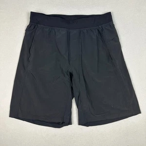 Pantalones Cortos Lululemon Para Hombres Talla XL Rompe el Ritmo Negros Correr Entrenamiento 11" Entrepierna Logo - Imagen 1 de 8