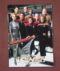 Tarjeta promocional Star Trek Voyager Profiles 1998 Skybox - Imagen 1 de 2