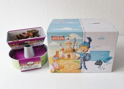 Kinder Backset, Backformen - Spring-, Königskuchen, Ritterburg, Rührschüssel neu - Bild 1 von 4