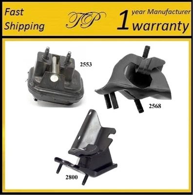 3 PIEZAS MONTAJE DE MOTOR Y TRANSMISIÓN PARA CHASIS COMERCIAL CADILLAC, DEVILLE, FLEETWOOD 4,3 L Foto 1 de 4