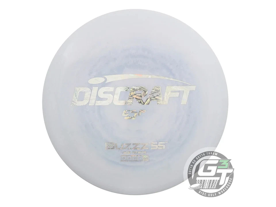 NEW Discraft ESP Buzzz SS 173-174g Lilac Holo Logo Foil Midrange Golf Disc - Image 1 of 1