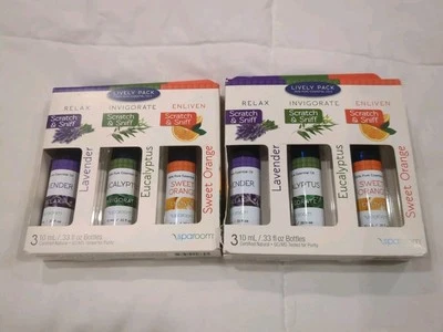 Paquete de 2 aceites esenciales SpaRoom 100 % - animados - lavanda eucalipto naranja dulce - nuevos Foto 1 de 4