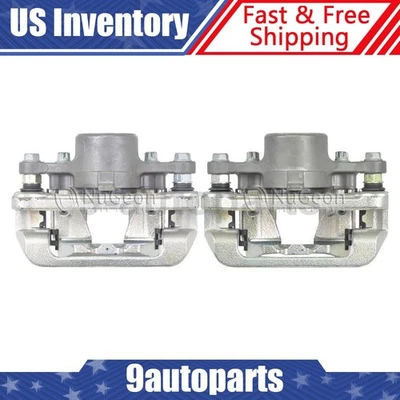 Par de pinças de freio traseiras para 2010 2011 2012 2013 2014 2015 2016 Hyundai Genesis - Imagem 1 de 4