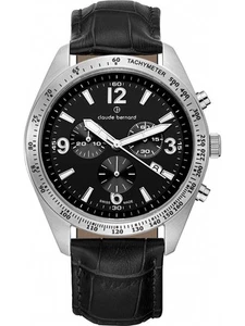 Claude Bernard 10247-3C-NB Mens Watch ST50 Chronograph 44mm 5ATM - Picture 1 of 1