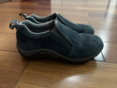 Merrell 儿童丛林 Moc 一脚蹬鞋 – 海军蓝,13M 码 — 第 1/4 张图片