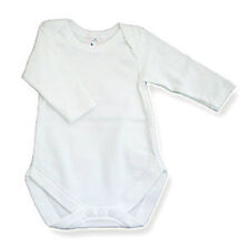 Baby Jay 100% Cotton Long Sleeve Snap Crotch One Piece Bodysuit - 333501