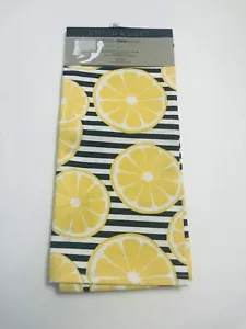 Stitch & Weft Soft Goods By Home Essential Limone 🍋 Asciugamani da Cucina Confezione da 2 - Foto 1 di 11