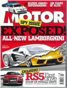 MOTOR Magazine June 2010 Audi RS5 Lamborghini Porsche Cayenne Walkinshaw Wagon - Picture 1 of 6