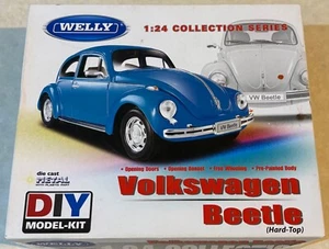 Welly Volkswagen Beetle 1/24 DIY Model Kit DIE CAST Collection series RARE - Picture 1 of 5
