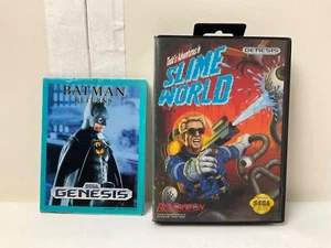 *Poster Insert, Art & Case Only* Slime World SEGA Genesis *Replacement* OEM - Picture 1 of 11