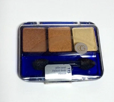 Covergirl Golden Sunset Eye Enhancers Shadow Trio #115 DISCONTINUED RARE Sealed - Image 1 of 2