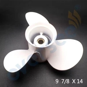 664-45952-00-EL Replaces Propeller For Yamaha Outboard 20 - 30 HP 9 7/8 x 14 - Picture 1 of 4