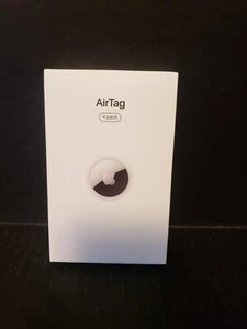 Apple AirTag 4-pak Item Tracker do kluczy, portfeli, pilotów Nowy zapieczętowany - Zdjęcie 1 z 2