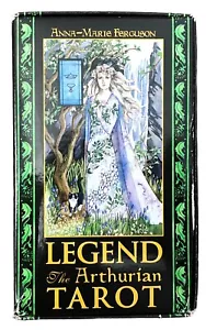 Leyenda El Tarot Artúrico por Anna-Marie Ferguson 1997 78 cartas baraja y folleto - Imagen 1 de 12