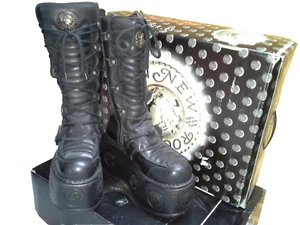 New Rock boots, schwarz, neu, Gr. 41, plateau gothic, Space, Cyber, Industrial - Bild 1 von 7