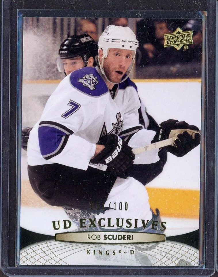 2011-12 Upper Deck Exclusives #115 Rob Scuderi 051/100 - Image 1 of 1