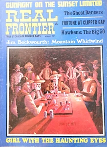 Vintage Real Frontier Magazine Ghost Dancers Clipper Gap Hawkens Haunting Eyes - Picture 1 of 4
