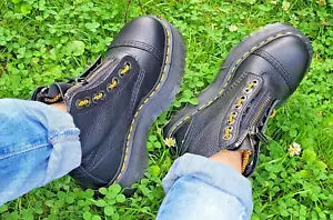 Dr. Martens Sinclair Max schwarz 27358001 Echtleder Damen Plateau Stiefelette - Bild 1 von 11