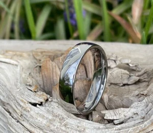 Comfort Fit Titanium Band, Wedding Ring, 6mm, Low Dome Profile - Picture 1 of 6