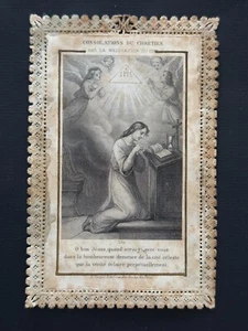 holy card santino merlettato canivet L. TURGIS PL.550 - Picture 1 of 2