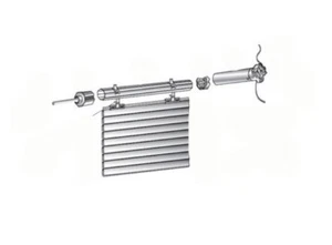 ACCESSORI PER TAPPARELLA -- KIT COMPLETO -- RULLO - motore - CALOTTA  - Foto 1 di 1