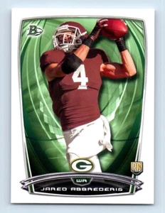 2014 Bowman Rookies Jared Abbrederis Rookie Green Bay Packers #76 - Picture 1 of 2