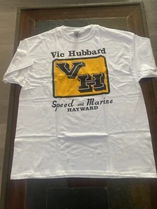 Vic Hubbard Speed & Marine Racing T Shirt VH XL Hayward Ca Size Extra Large Logo - Picture 1 of 3