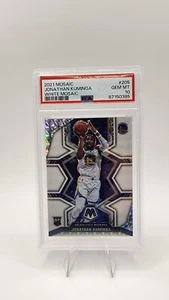2021 Mosaic, Jonathan Kuminga White Mosaic Prizm #205 02/25 PSA 10 - Picture 1 of 2
