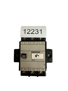 Siemens 3TB44 17-0A Circuit Breaker Contactor 600VAC, 42A, Size 1 - Picture 1 of 2