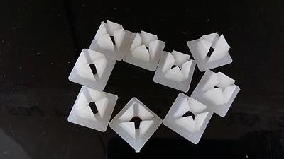 20 Bumper License Plate Nut Bracket Clip 1/4" (#14) Screw Grommet For Chevy Foto 1 de 2