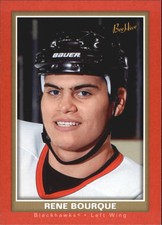 2005-06 (BLACKHAWKS) Beehive Red  #130 Rene Bourque