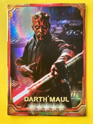 DARTH MAUL STAR WARS promo card & ©2016 Lucasfilm - Image 1 of 4