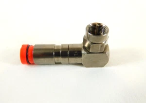 90SNS1P6U Right Angle SNS 1P 6U RG6 Coax Connector Belden - Picture 1 of 6