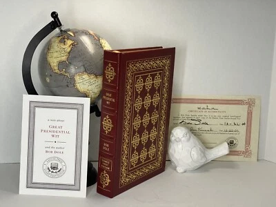 Great Presidential Wit SIGNED by Bob Dole 1/1300 Easton Press First Edition - Image 1 of 4