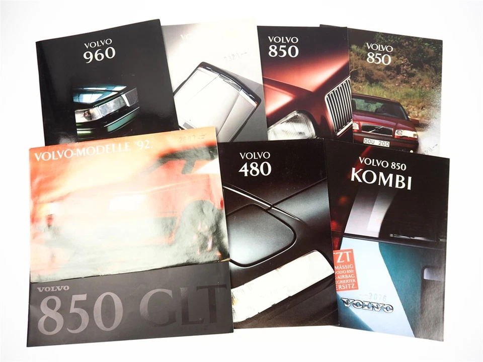 Volvo 480 850 940 960 PKW 8x Prospekt 1991 bis 1995 Foto 1 de 1