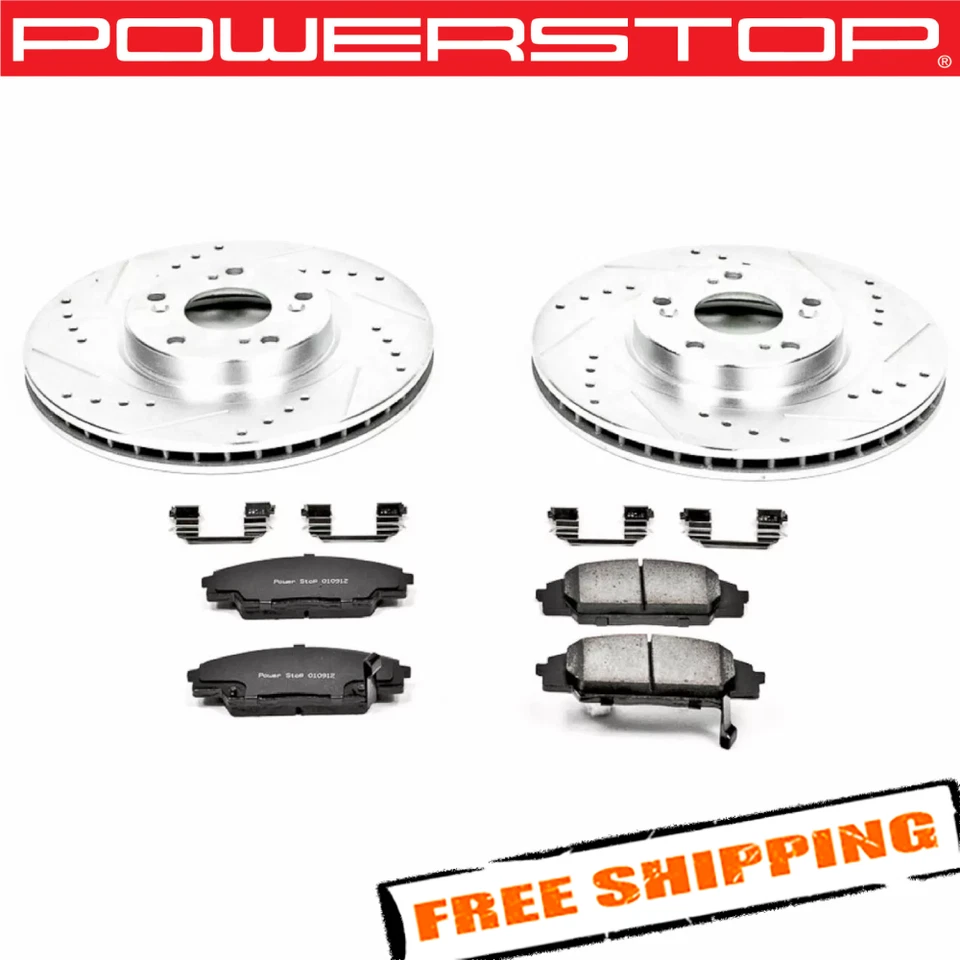 Kit de actualización de freno delantero Power Stop K2439 Z23 Evolution Sport Foto 1 de 2