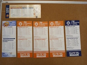 Connecticut Sun WNBA Program Lot (Please examine photos.) - Picture 1 of 9