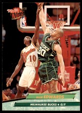1992-93 Fleer Ultra Blue Edwards Basketball Cards. #298