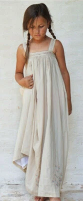 NUEVO Vestido Maxi Niñas WDW Bien Vestido Lobo Natural Josie Josephine Talla 8 Nuevo con Etiquetas Foto 1 de 4