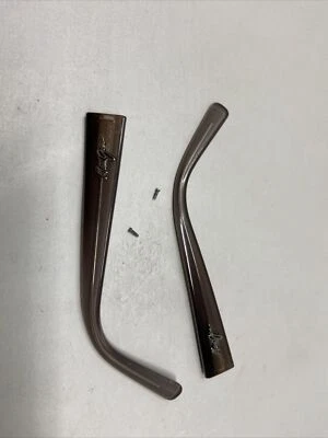 MAUI JIM PUNCHBOWL MJ219-01 PIEZAS DE BRAZO DE TEMPLO MARRÓN CON TORNILLOS: D03 Foto 1 de 4