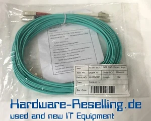 Hwr Duplex Jumper O0314.10 LWL Câble 10 Mètre Turquoise Sc / LC Port Neuf + Ovp - Afbeelding 1 van 4