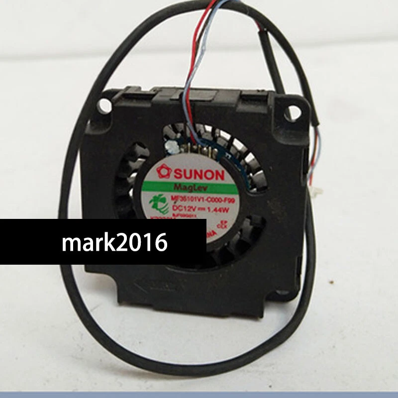 SUNON MF35101V1-C000-F99 DC 12V 1.44W 30*30*10MM 3-line  Cooling Fan - Image 1 of 1