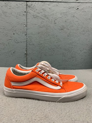 Vans Oldol Skoolers Snea Uom 7.5na D 9rancione Aranci Bianc Basso Skateico