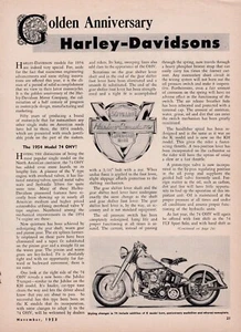 1953 Harley Davidson Motorcycle Report 1/4/2025f - Picture 1 of 2