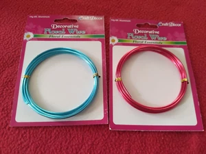 2 New Pacakages Floral Garden Brand Floral Wire 6ft 14g Crafts - Picture 1 of 3