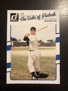 Duke Snider 2017 Donruss Baseball SP The Duke of Flatbush #179 Dodgers HOF