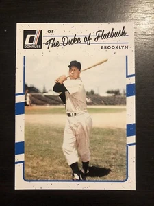 Duke Snider 2017 Donruss Baseball SP The Duke of Flatbush #179 Dodgers HOF - Picture 1 of 2