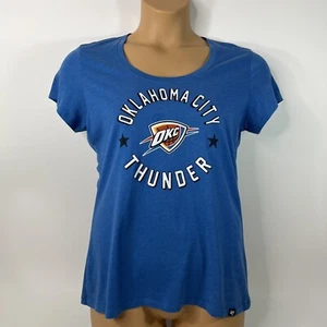 ‘47 Brand Oklahoma City Thunder T-Shirt Blue Women’s Large L - Picture 1 of 5