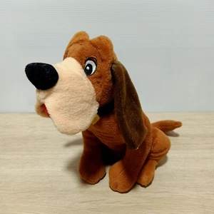 Disney Trusty Bloodhound Plush Toy Animal Lady and the Tramp SEGA 1997 Japan 9" - Picture 1 of 9