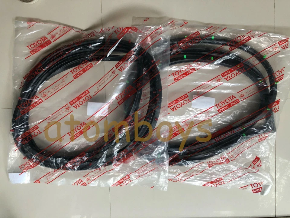 FOR TOYOTA COROLLA KE70 KE75 TE71 TE72 WAGON VAN DOOR SEAL RUBBER WEATHERSTRIP - Imagem 1 de 4